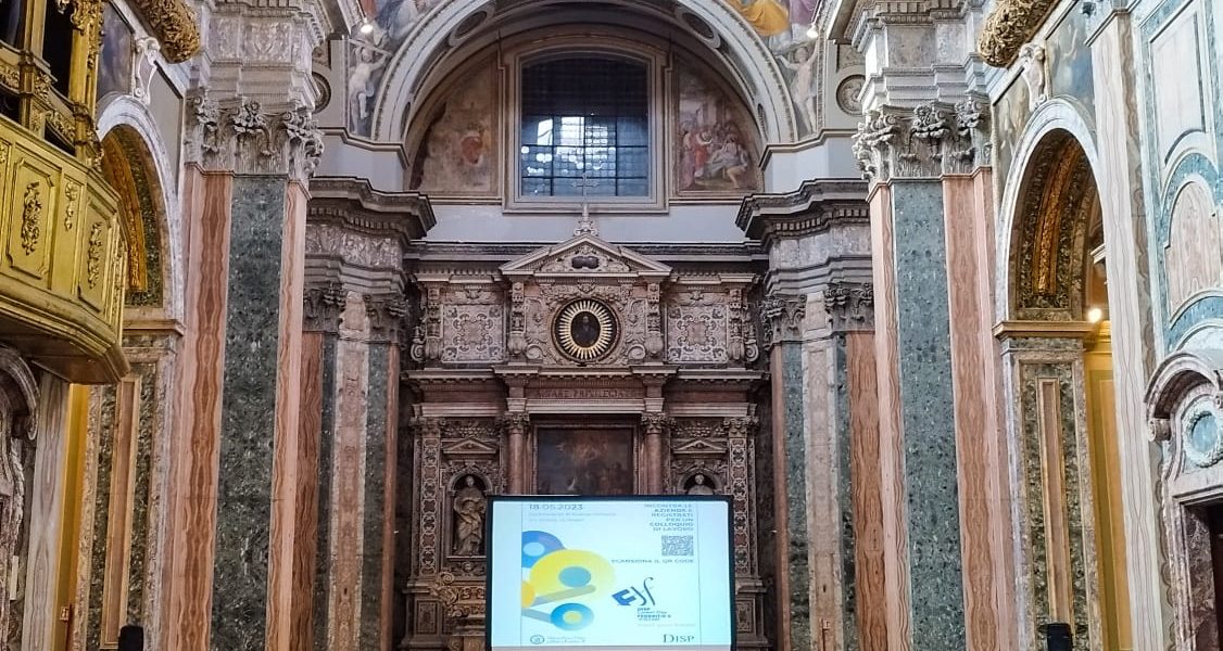 la Chiesa dei SS. Marcellino e Festo con i partecipanti al Career Day