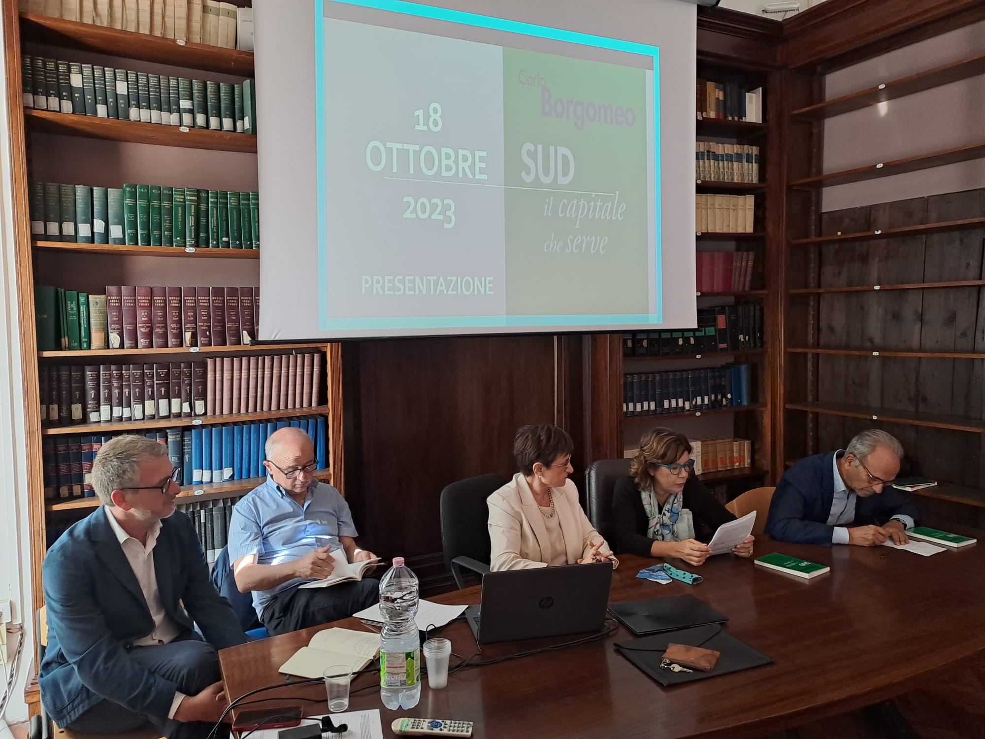 Borgomeo e i Proff. del Disp